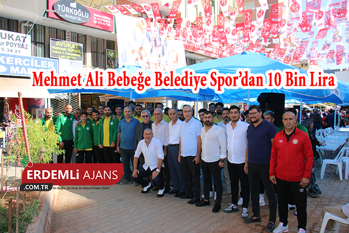 Mehmet Ali Bebeğe Belediye Spor’dan 10 Bin Lira