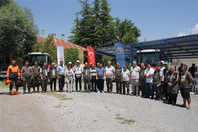 FAO Türkî Dostlar Erdemli ormanlarında incelemelerde bulundu