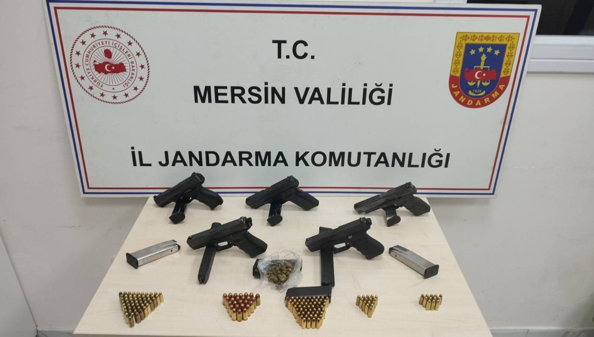Jandarmadan Erdemli’de Silah Kaçakçılığı Operasyonu, 5 Kişi Yakalandı
