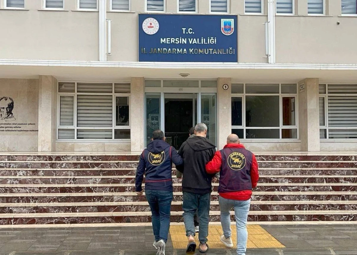 20 Yıl Hapis Cezası Olan Şahsı Jandarma Erdemli&rsquo;de Yakaladı