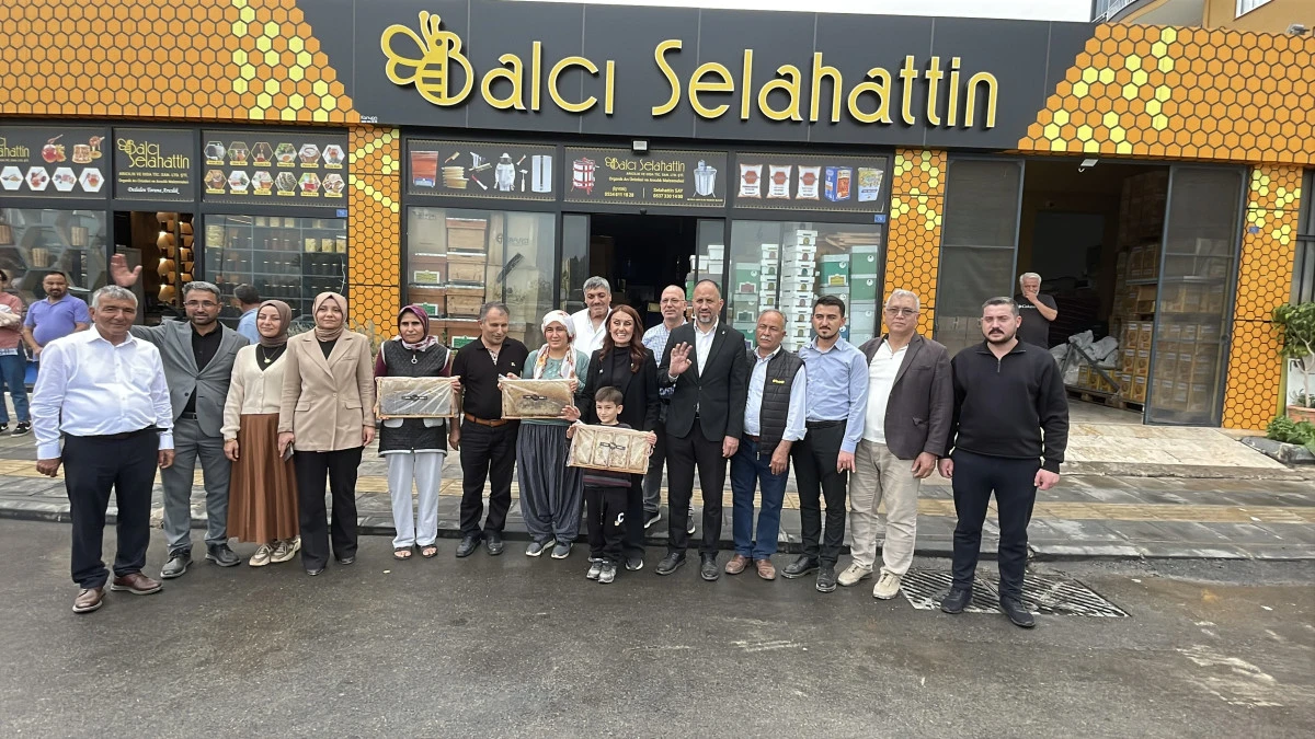 Balcı Selahattin’e AK Parti Mersin Milletvekili Havva Sibel Söylemezden tebrik ziyareti