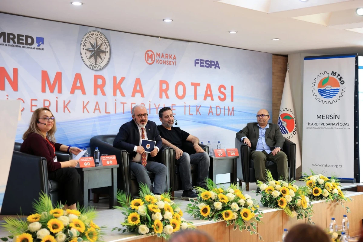 ETSO &Uuml;YELERİ MERSİN MARKA KONFERANSI&rsquo;NDA SAHNE ALDI