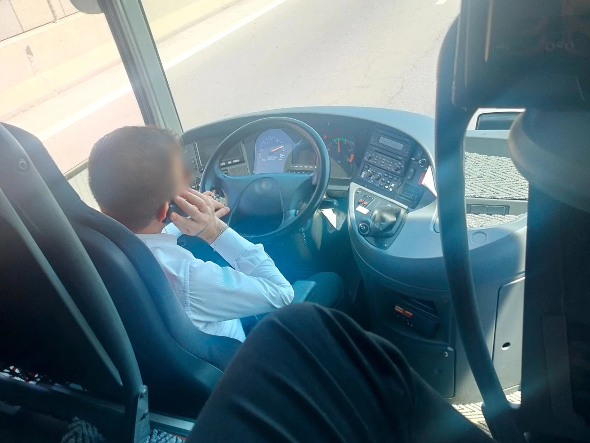 Sivil Trafik Denetiminde 3 Ayrı Kuralı İhlal Eden Şoföre Ceza