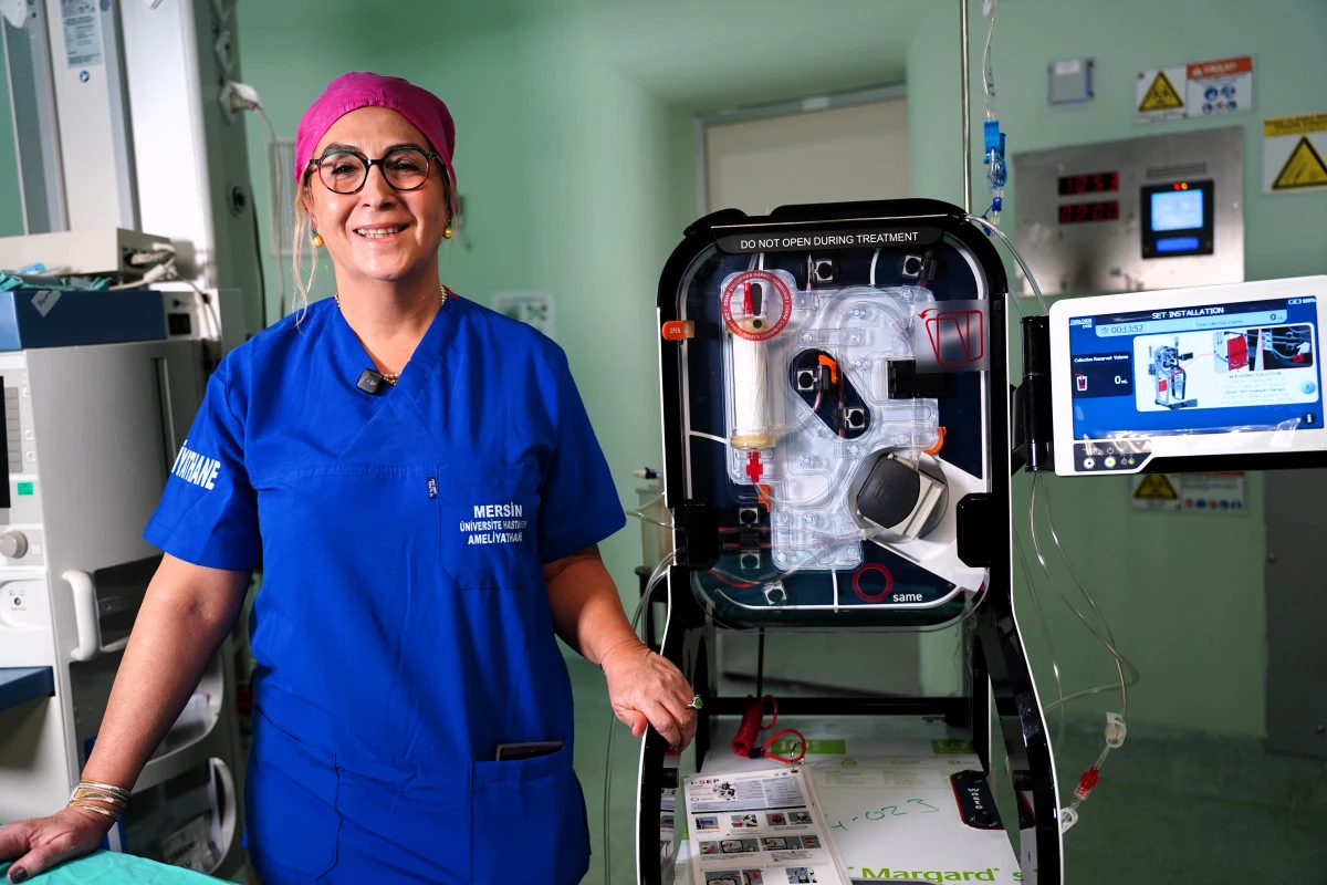 Yeni Nesil H&uuml;cre Kan Kurtarma Cihazı T&uuml;rkiye&rsquo;de İlk Kez Mersin &Uuml;niversitesi Hastanesi&rsquo;nde Kullanıma Girdi